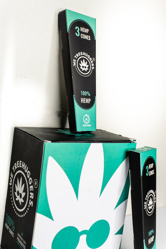 Hemp cones 1 1/4 (6 pack) x 3