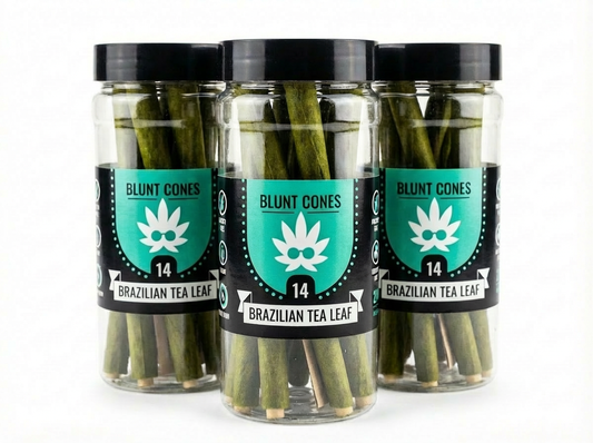 Brazilian Tea leaf Jar 1 1/4th (14 count)